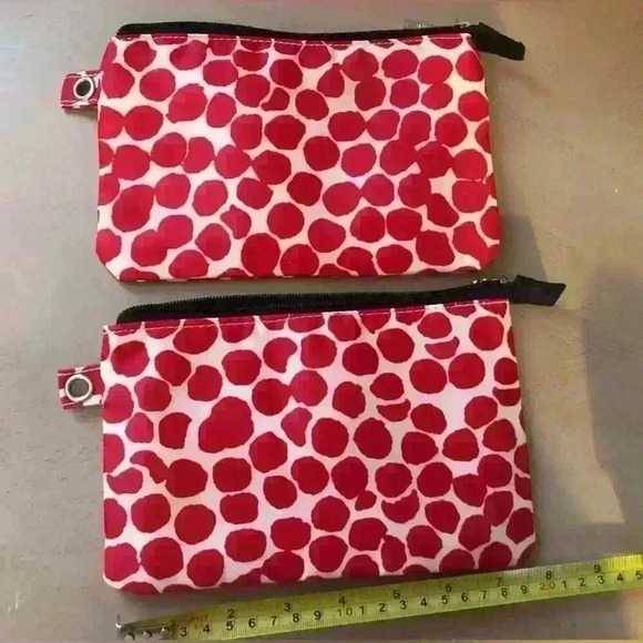 Lot of 5 Bath & Body Works Zipper Makeup Bag Glitter Cosmetic Bag - Picture 9 of 12